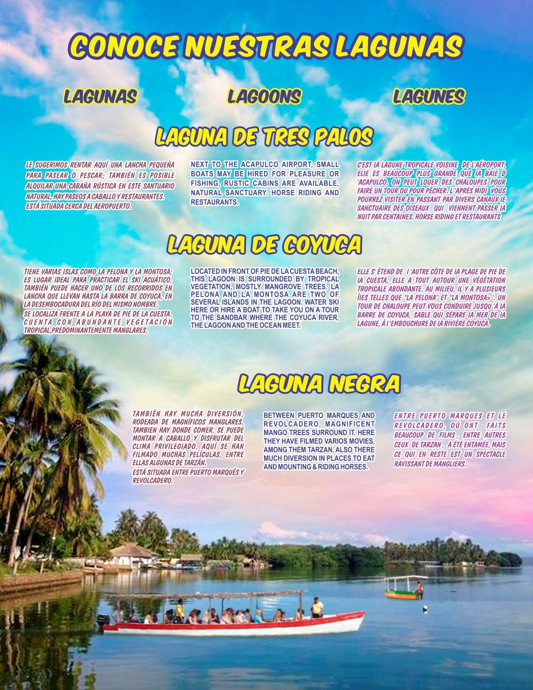 Página impresa: Conoce nuestras lagunas