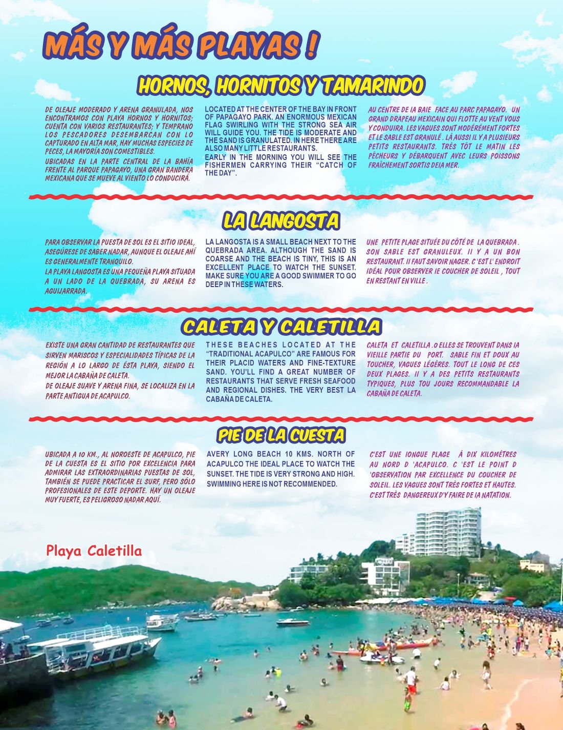 Página impresa: Más y más playas